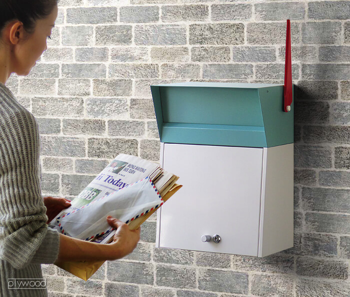 楽天市場】送料無料 郵便ポスト 鍵付き 壁付け スタンド 郵便受け P10