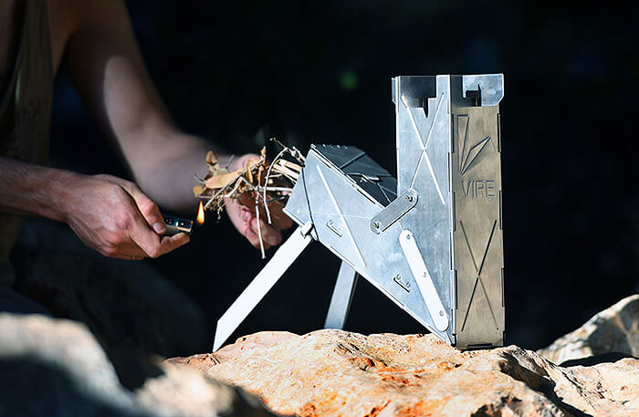 楽天市場】薪ストーブ 小型 キャンプ アウトドア 送料無料VIRE Stove