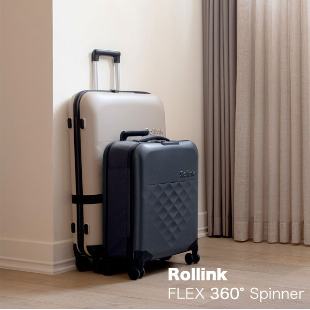 楽天市場】Rollink FLEX 360 Spinner スーツケース【77L】折りたたみ