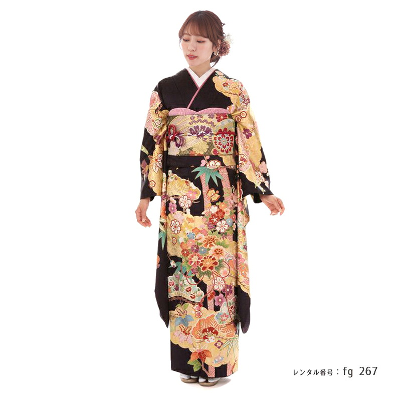 楽天市場】成人式振袖レンタル fg_267 吉澤友禅 吾妻徳穂 踊りの世界