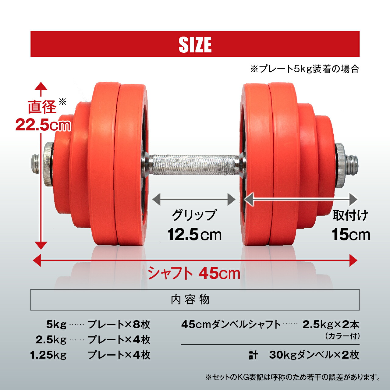 ラバーダンベル 60kg 片手30kg×2個セット IROTEC (アイロテック)