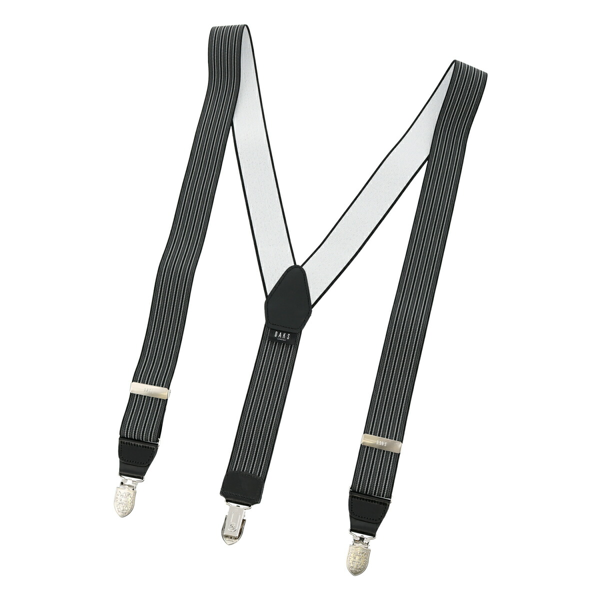 ダックス サスペンダー DS12080 メンズ DAKS 本革 レザー 日本製