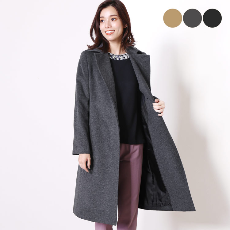 ARMANI COLLEZIONI カシミア混 スーパーロングウールコート 2025年最新