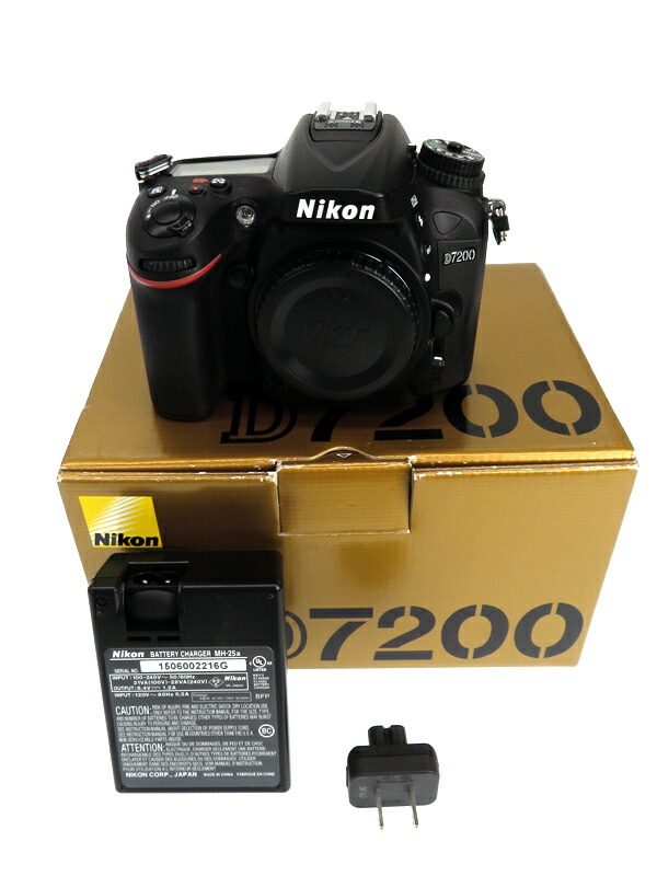 Nikon】ニコン『D7200 ボディ』D7200 ニコンFマウント Wi-Fi SDXC HDMI