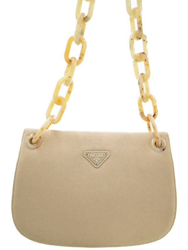 PRADA】プラダ『プラチェーン ショルダーバッグ』B6436 レディース 1