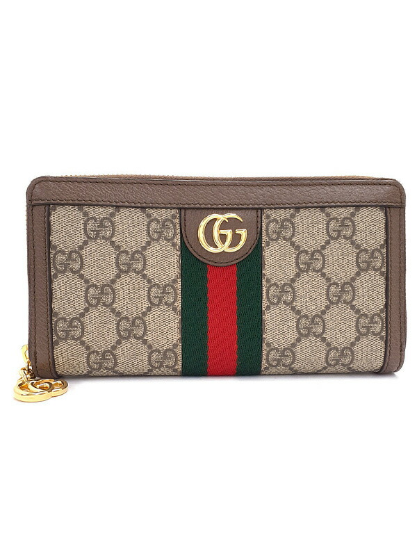 GUCCI】グッチ『オフィディア GGジップアラウンドウォレット』523154