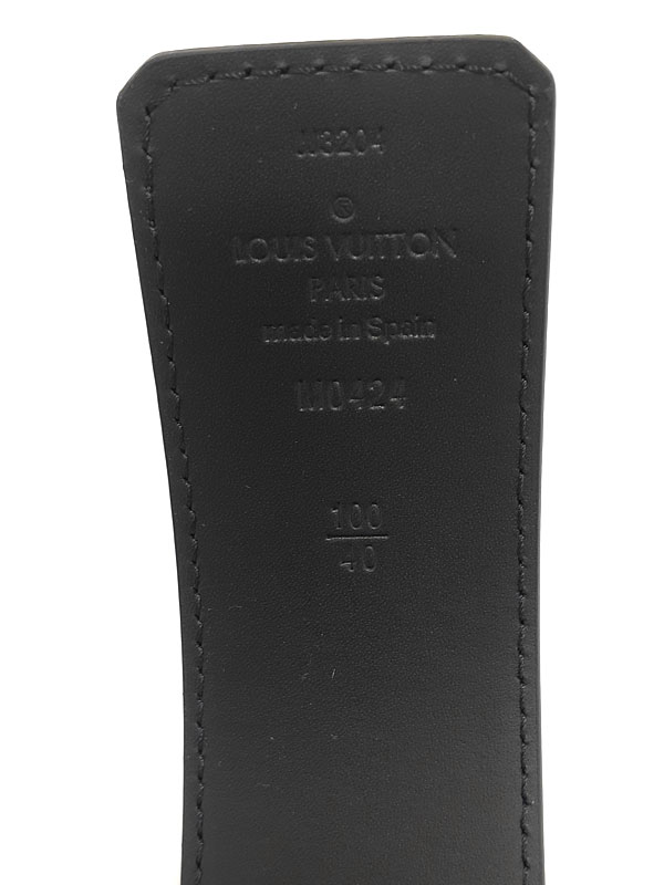 LOUIS VUITTON】ルイヴィトン『ベルト LV イニシャル 40MM