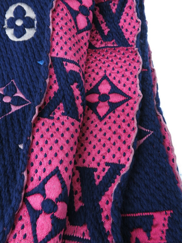 LOUIS VUITTON】【イタリア製】ルイヴィトン『エシャルプ・ロゴマニア