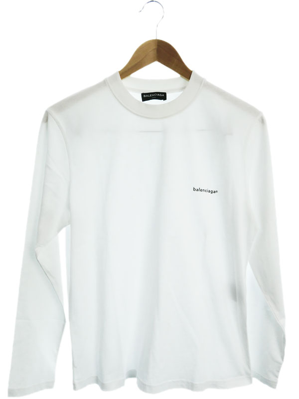 BALENCIAGA】【ポルトガル製】【トップス】バレンシアガ『長袖Tシャツ