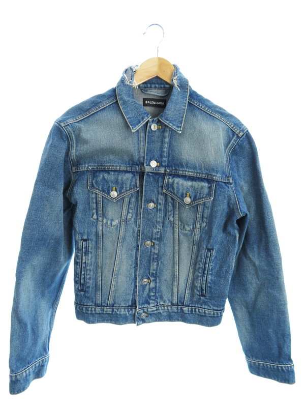 BALENCIAGA】【Denim Embroidered Jacket】バレンシアガ『デニム