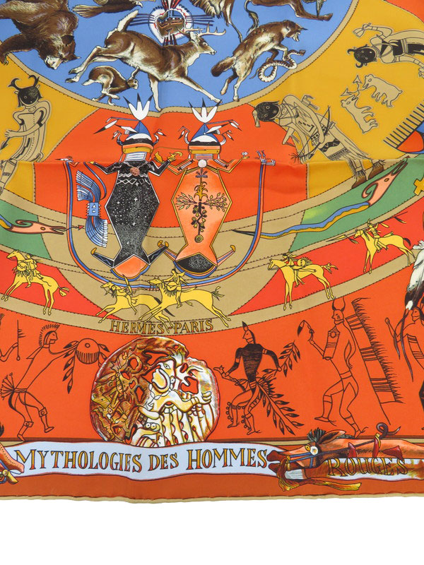 HERMES】【LES MYTHOLOGIES DES HOMMES ROUGES】【フランス製