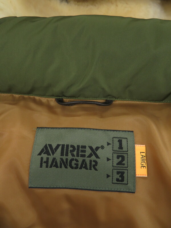 AVIREX】【STORM HOODIE VEST】アヴィレックス『ムートンフード付