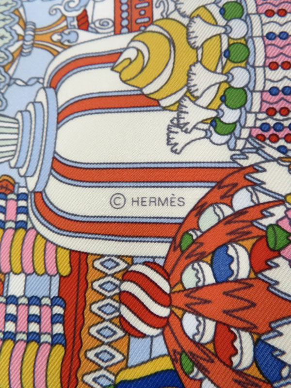 HERMES】エルメス『カレ45 ガヴロッシュ La Patisserie Francaise