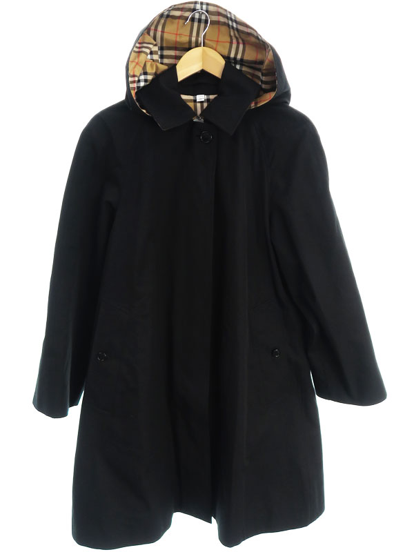 BURBERRY】バーバリー『フード付き コート sizeUK8』8018746
