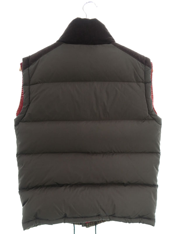 MONCLER】モンクレール『ANDER 千鳥格子柄 切替ダウンベスト size0