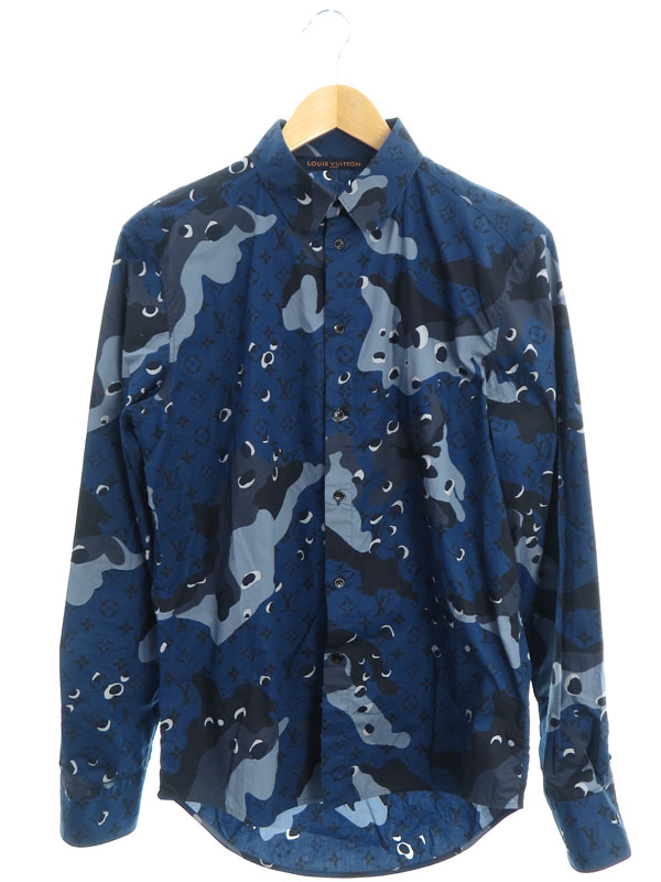 LOUIS VUITTON】ルイヴィトン『カモDNAオセアンモノグラム 長袖シャツ