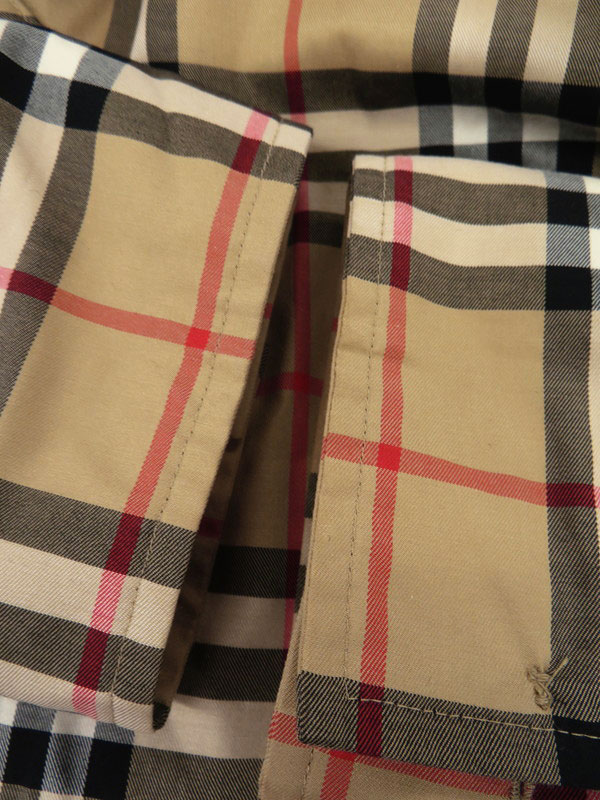 BURBERRY】バーバリー『チェック 長袖シャツワンピース sizeUK8