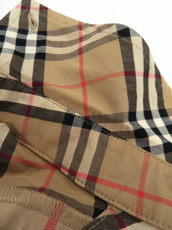 BURBERRY】バーバリー『チェック 長袖シャツワンピース sizeUK8