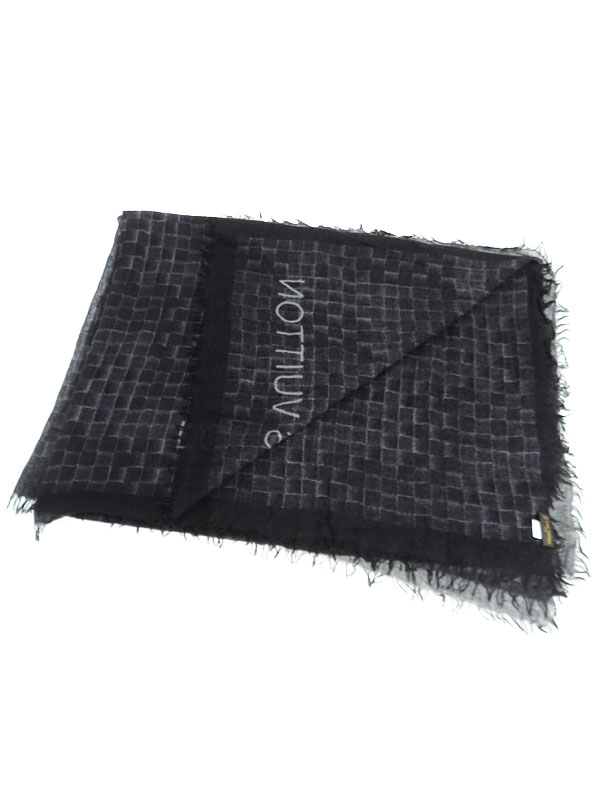 LOUIS VUITTON】ルイヴィトン『ダミエ カシミヤ×シルク ストール