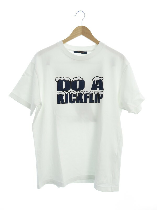 LOUIS VUITTON】ルイヴィトン『DO A KICKFLIP TEE ロゴ sizeM』RM221