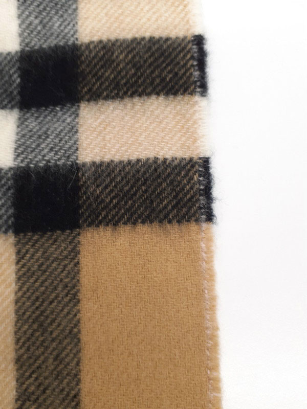BURBERRY】バーバリー『チェック柄 カシミヤマフラー』8050493 ユニ