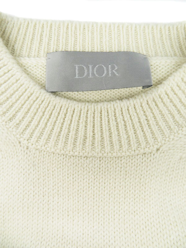 Dior Homme】ディオールオム『ロゴ ウール×アルパカ 長袖ニット sizeS