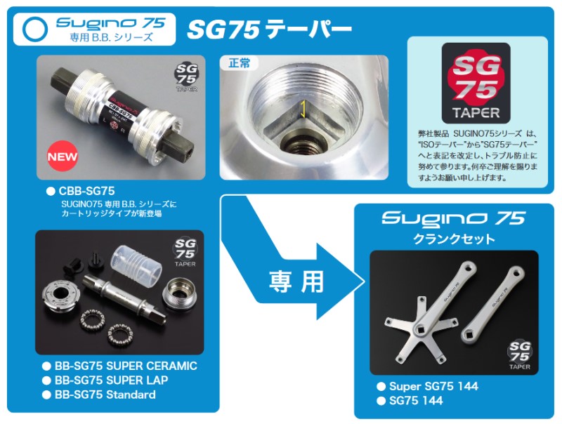 SUGINO スギノ BB-SG75 SUPER CERAMIC スーパーセラミック ピスト