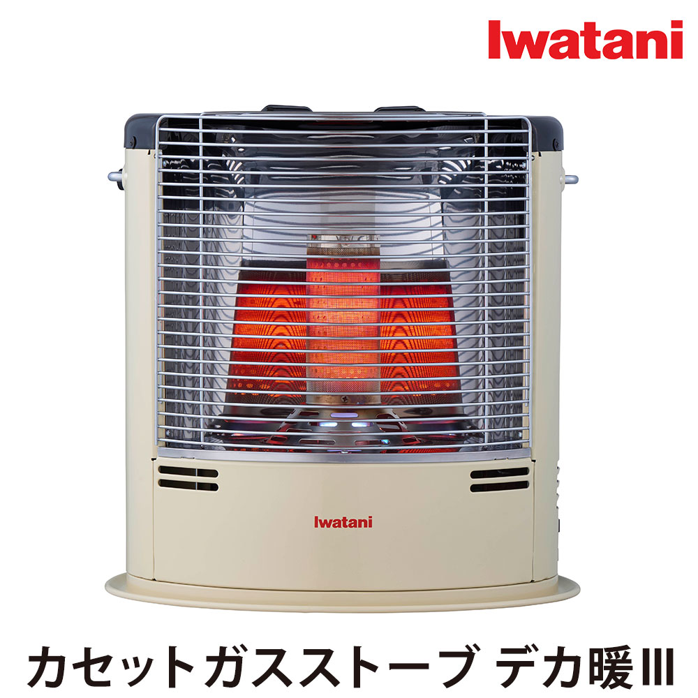 楽天市場】イワタニ カセットガスストーブ デカ暖3 CB-STV-DKD3 暖房