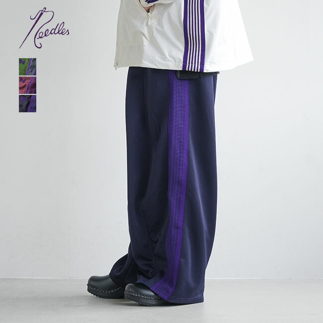 NS250]NEEDLES(ニードルズ)H.D. TRACK PANT - POLY SMOOTH(ヒザデル