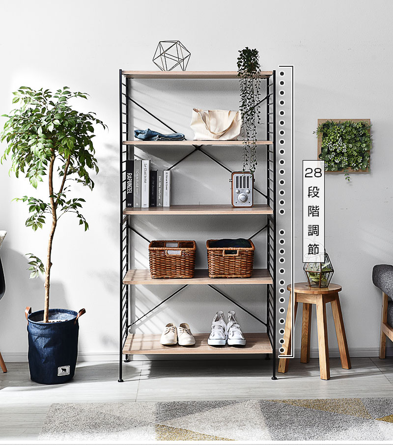 ユニットシェルフWiLL 5段シェルフ 幅82cm 【00-298】｜激安