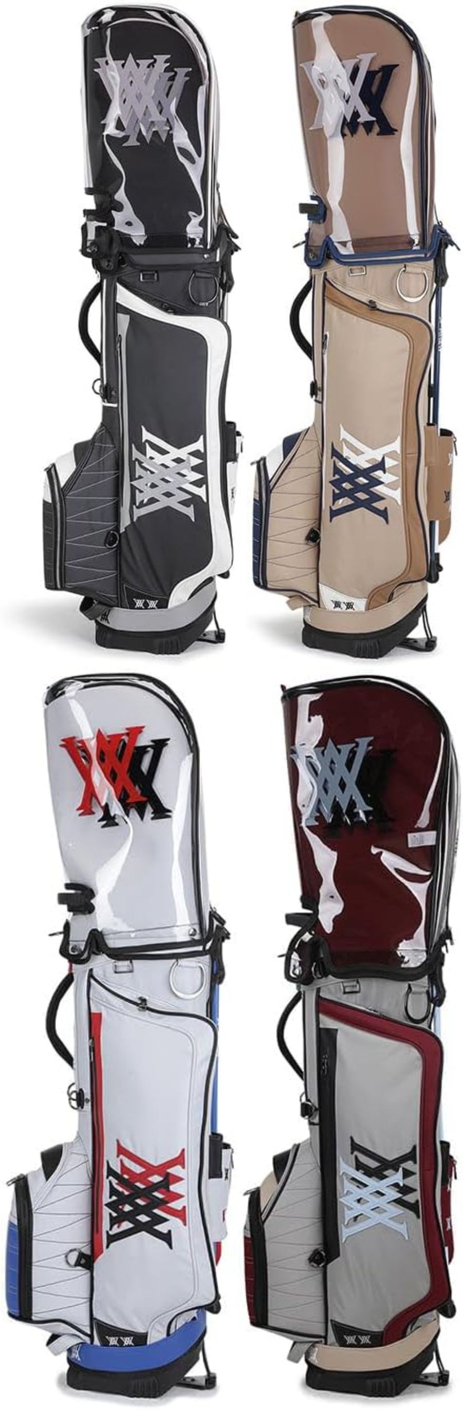 新商品】アニューゴルフ ANEW GOLF キャディバッグ DOUBLE LOGO STAND