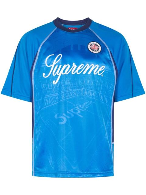 Supreme Jacquard Soccer Jersey ブルー