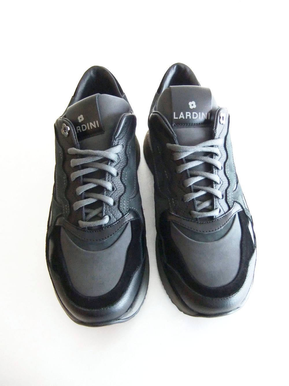 LARDINI - LARDINI スエード × レザー スニーカー | 4.444glad