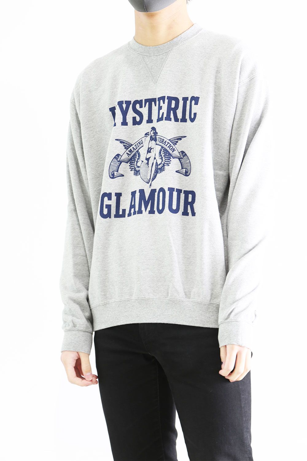 HYSTERIC GLAMOUR - AMAZING VIBRATION スウェット / トップグレー | Tempt