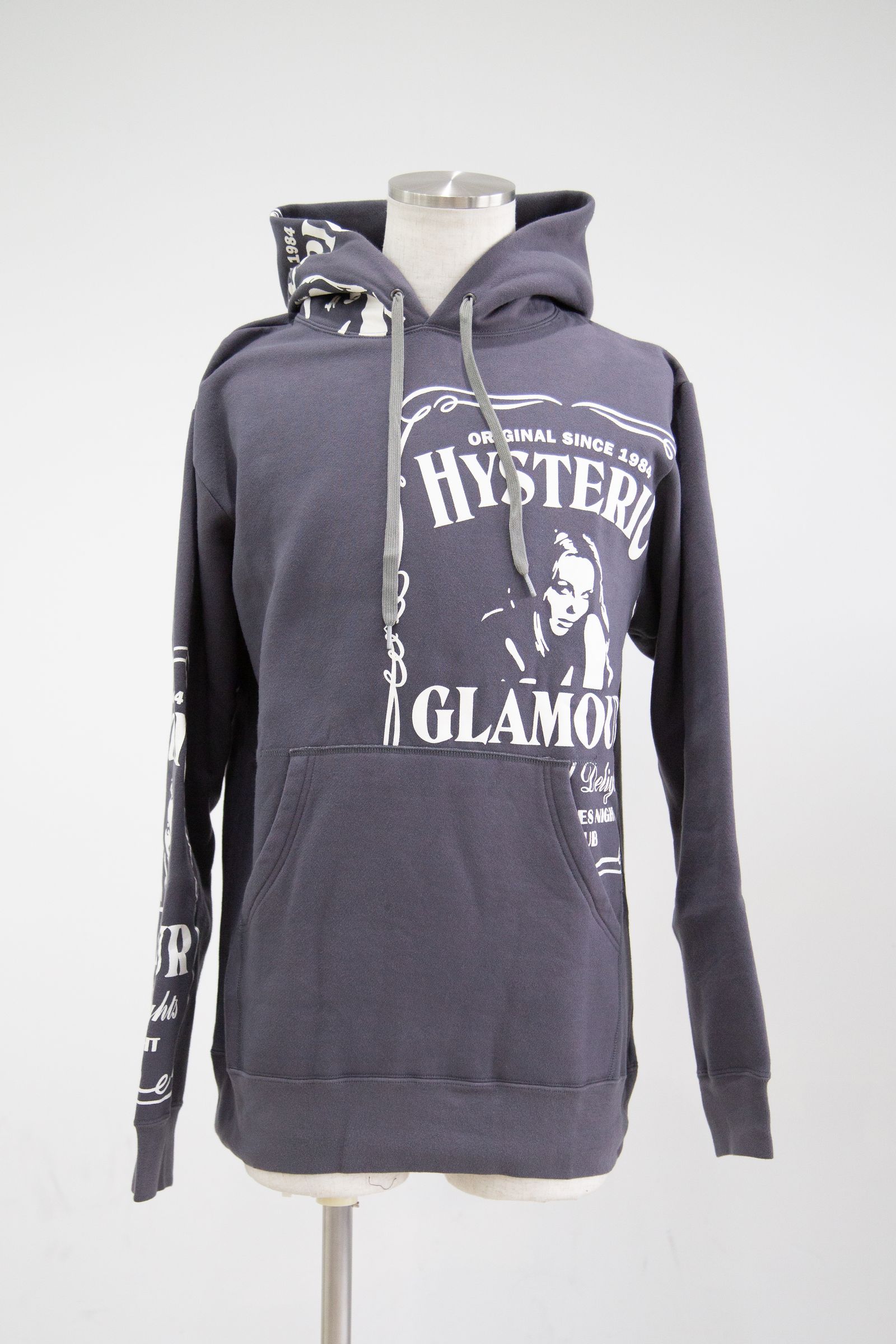 HYSTERIC GLAMOUR - HYS WHISKY パーカー / チャコール | Tempt