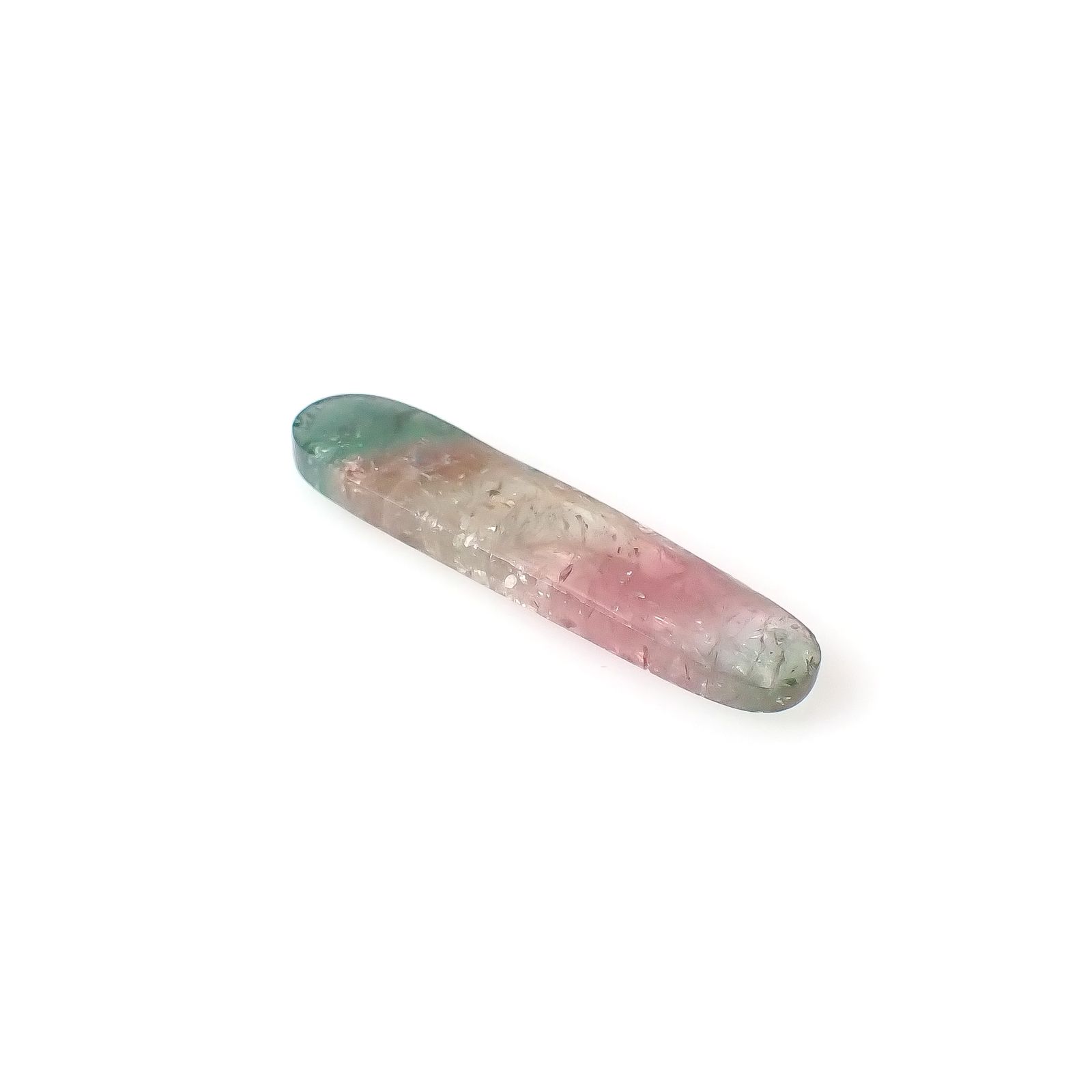 ウォーターメロントルマリンインクォーツ ブラジル産 14.16ct / 38.6x8