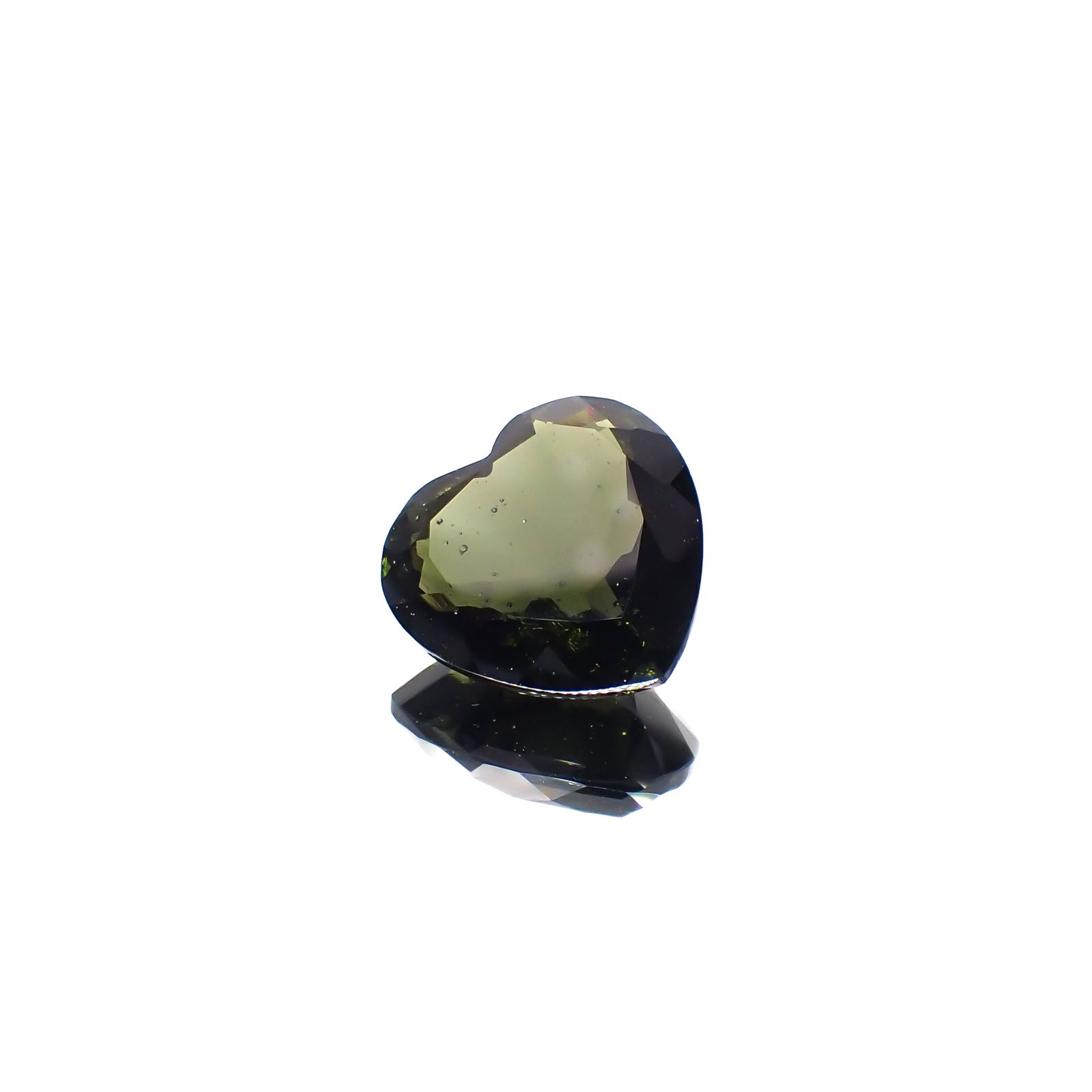 モルダバイト(宝石名モルダバイト)発見地：旧チェコスロバキア 識別済