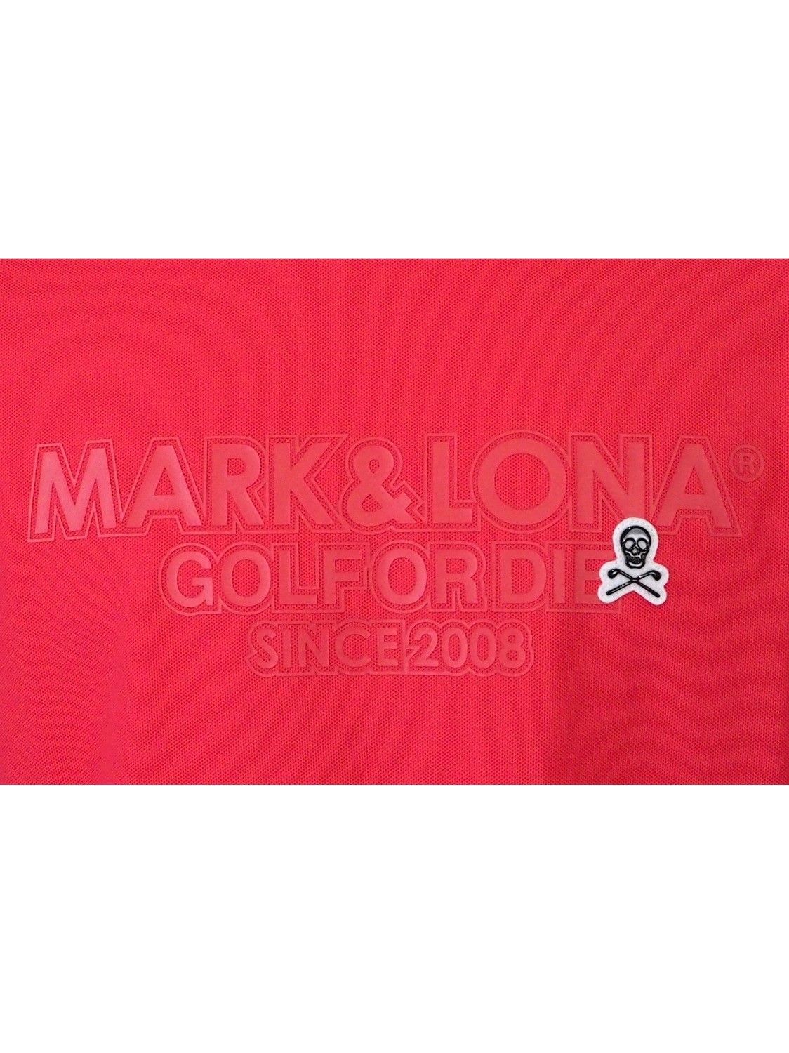 MARK&LONA - Nerve Mock Tee | モックネックシャツ | レッド | メンズ