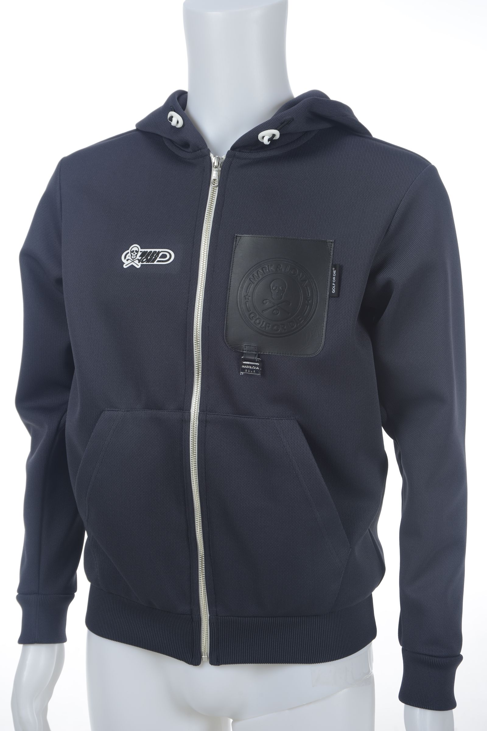 MARK&LONA - Rev Knit Pocket Hoodie | ジップアップパーカー