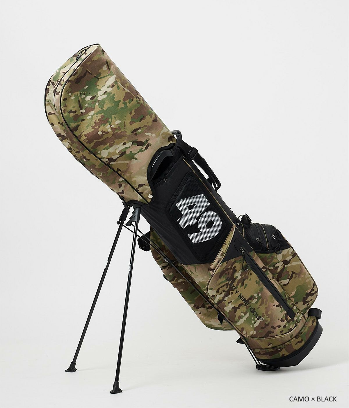 TFW49 - X-PAC CADDIEBAG | キャディバッグ | カモ×ブラック | ユニ
