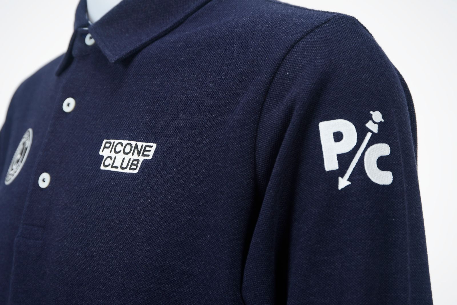 picone club - 長袖ポロシャツ | ブルー | メンズ | ゴルフウェア