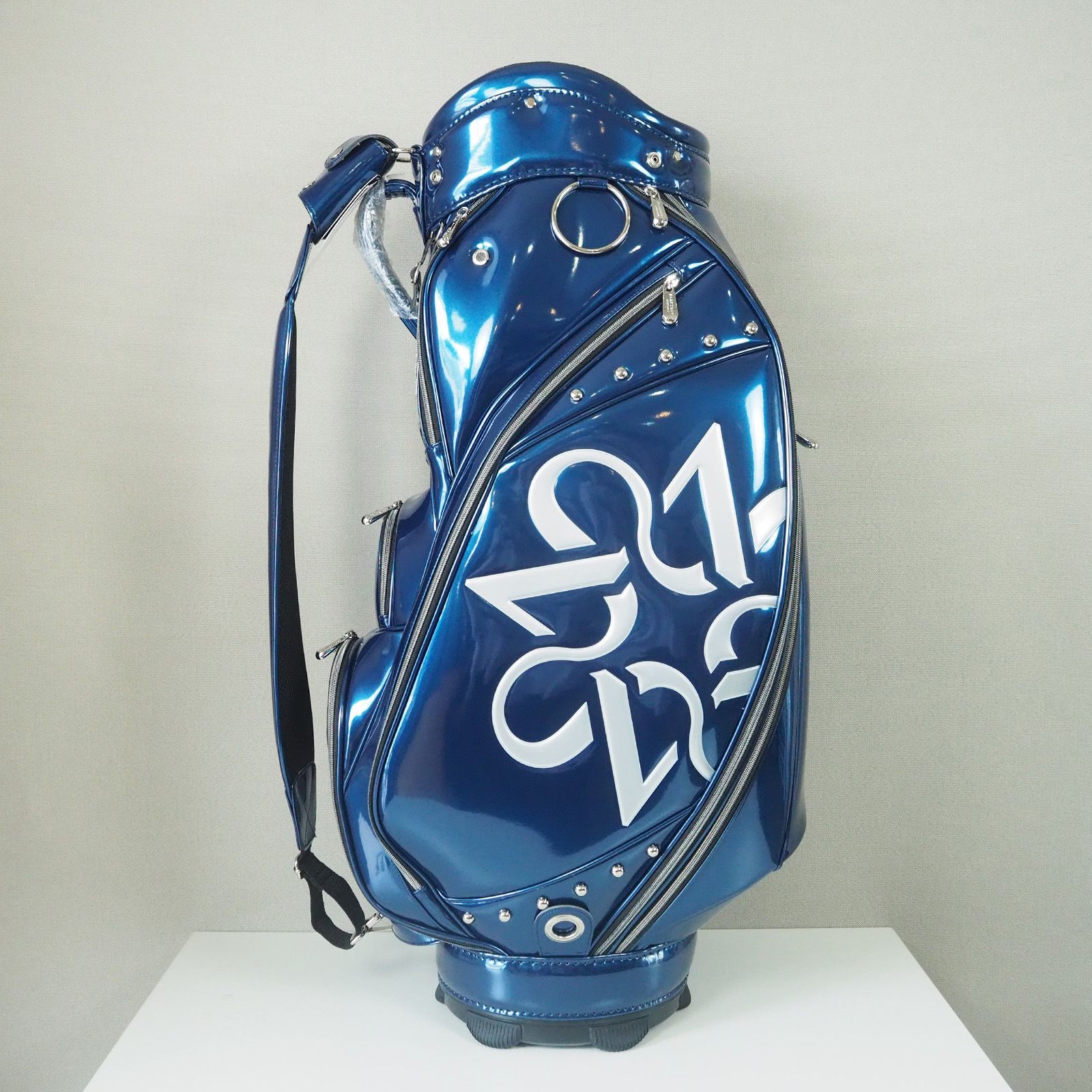 St Andrews セントアンドリュース ゴルフキャディバッグ 大型 青