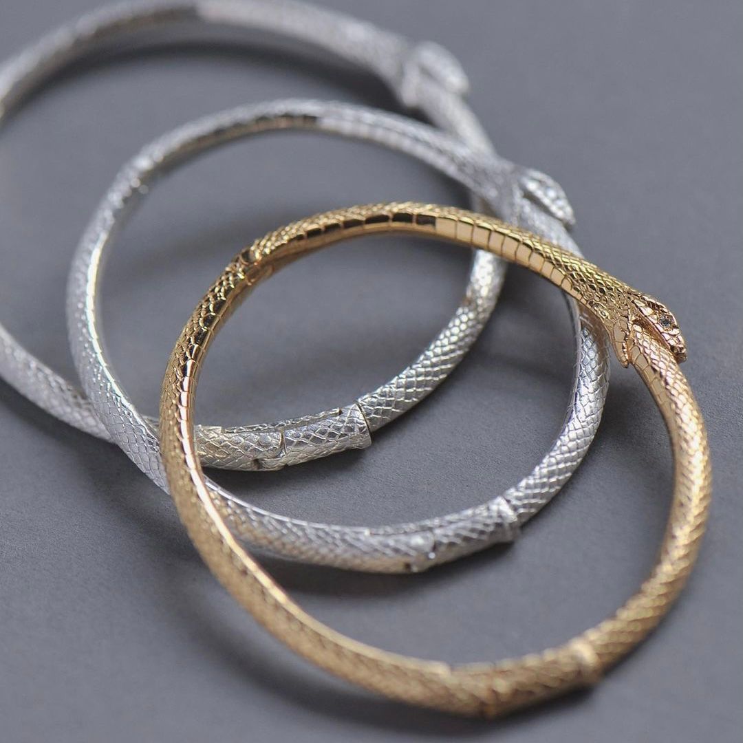 ELCAMI - 【お取り寄せ注文可能】ウロボロスバングル(GOLD) | ACRMTSM