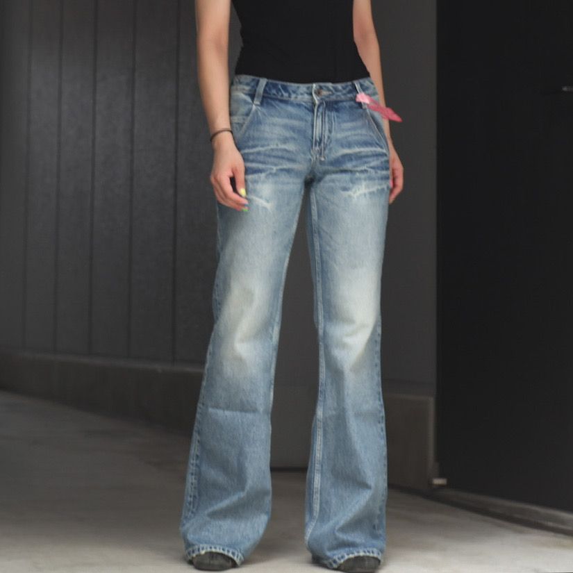Fax Copy Express * - 【残り一点】The Flare Denim in Dark Wash