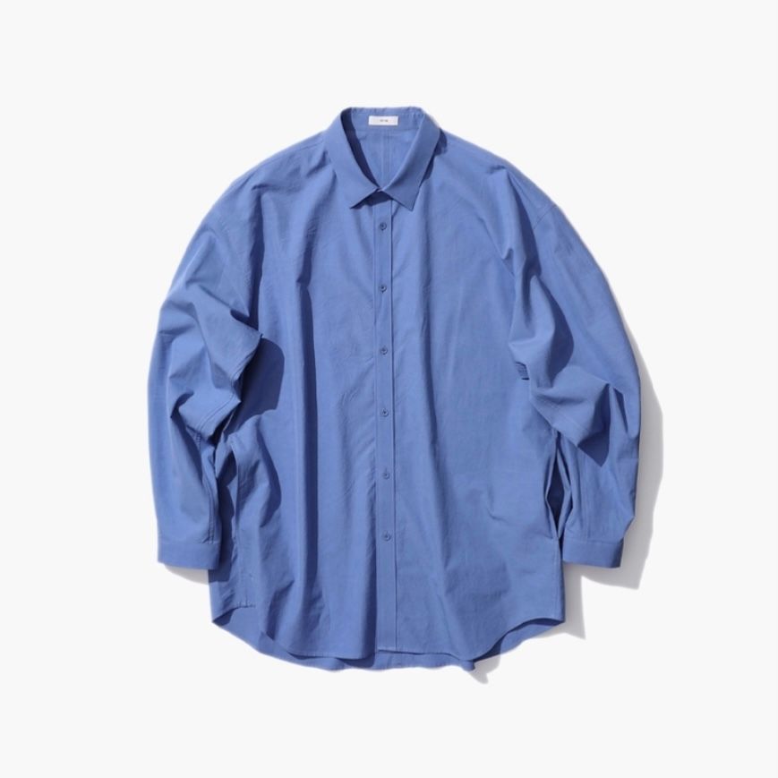 ATON - 【残りわずか】Shrink Broad Oversized Shirt | ACRMTSM ONLINE