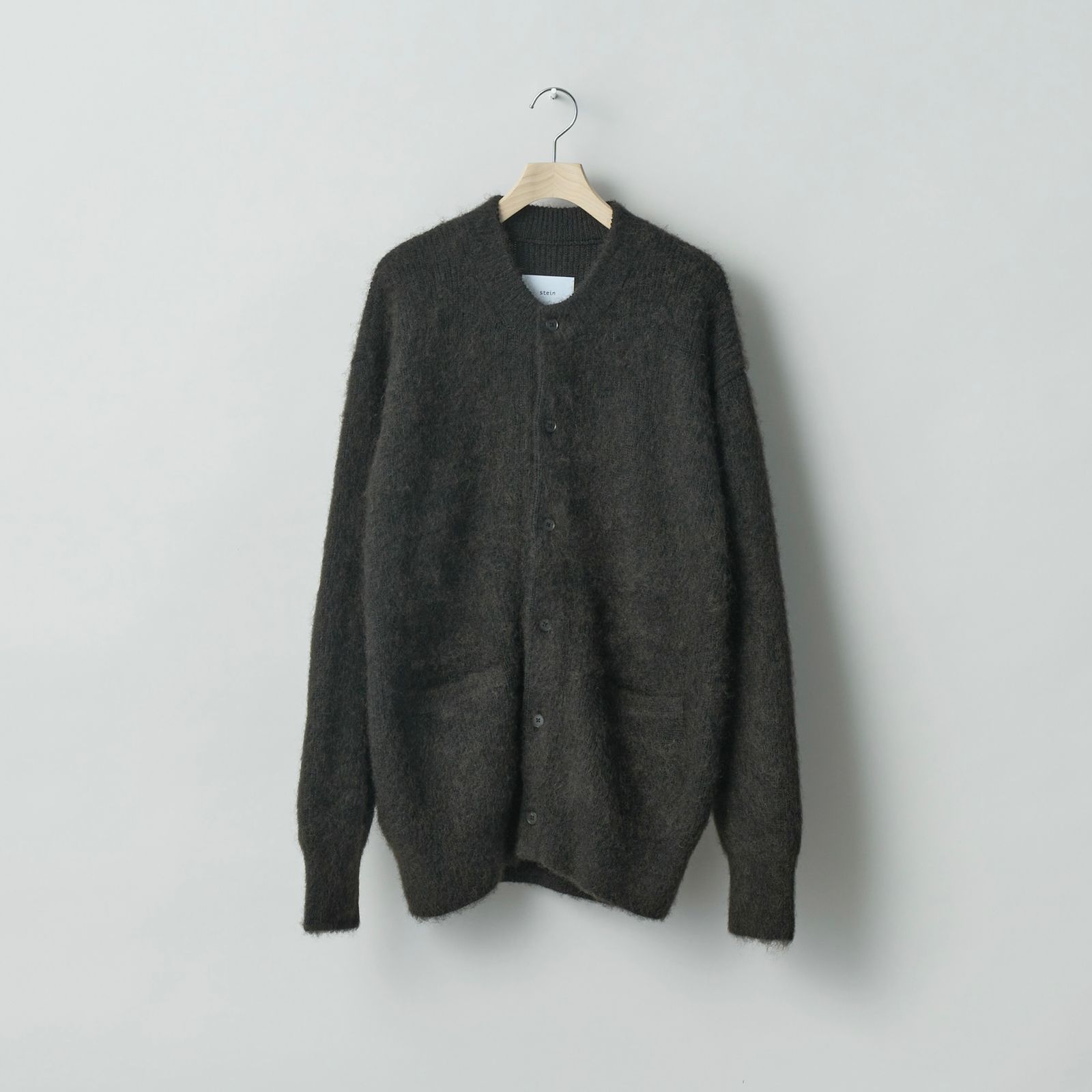 未使用品】COVER L SIX Mohair Cardigan Stripe