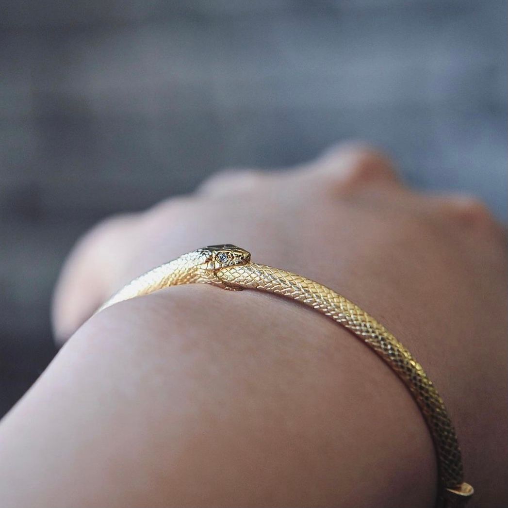 ELCAMI - 【お取り寄せ注文可能】ウロボロスバングル(GOLD) | ACRMTSM