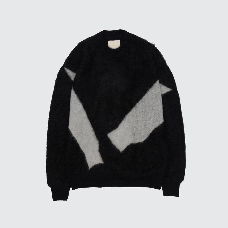 YOKE - 【残り一点】Photogram Intarsia Sweater | ACRMTSM ONLINE STORE