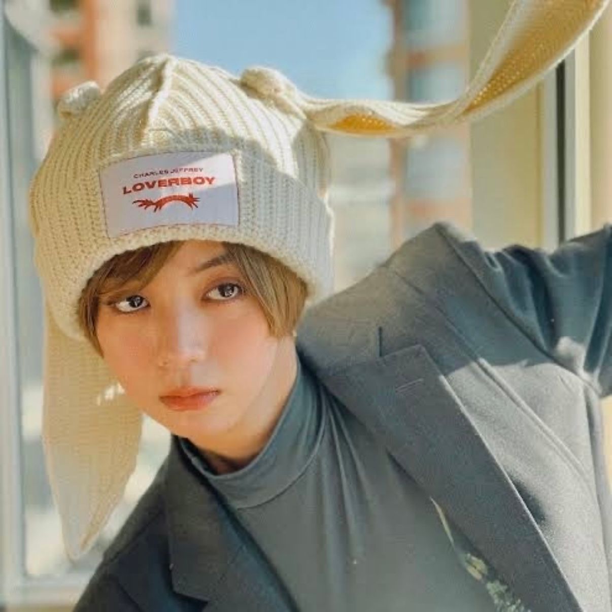 CHARLES JEFFREY LOVERBOY - 【残り一点】Chunky Rabbit Beanie