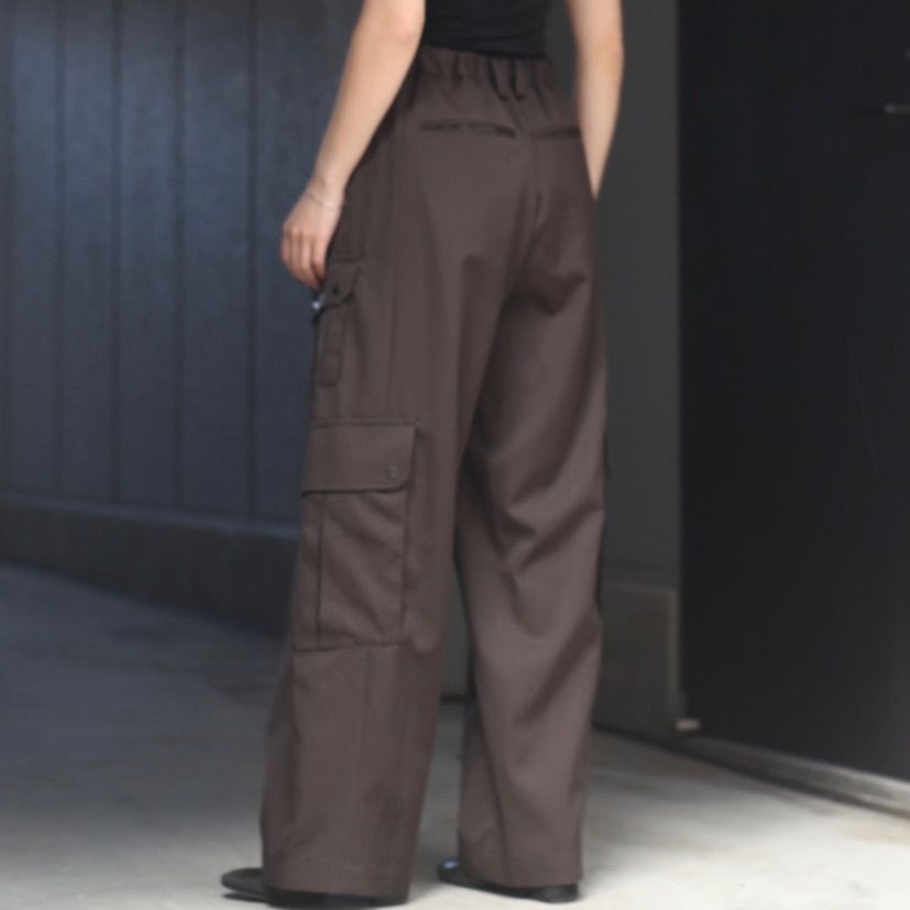 ssstein - 【再販売通知受付可能】Cargo Pocket Wide Easy Trousers